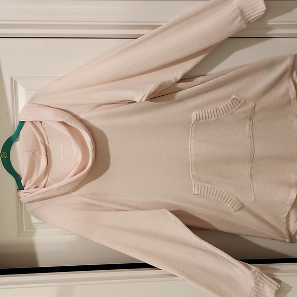 Torrid super soft pink tunic sweater longer length - Picture 2 of 5